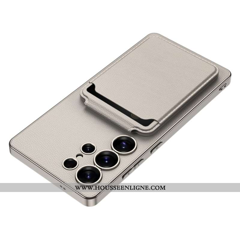 Coque Samsung Galaxy S25 Ultra 5G Compatible MagSafe avec Porte-Cartes