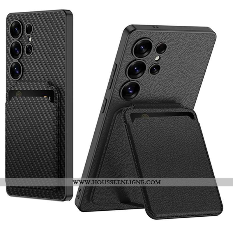 Coque Samsung Galaxy S25 Ultra 5G Compatible MagSafe avec Porte-Cartes