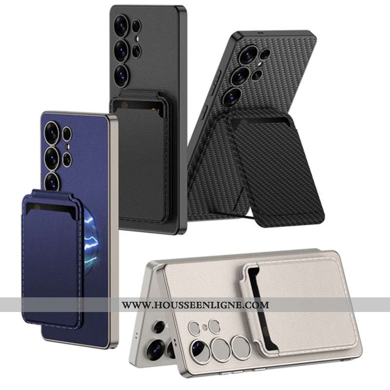 Coque Samsung Galaxy S25 Ultra 5G Compatible MagSafe avec Porte-Cartes