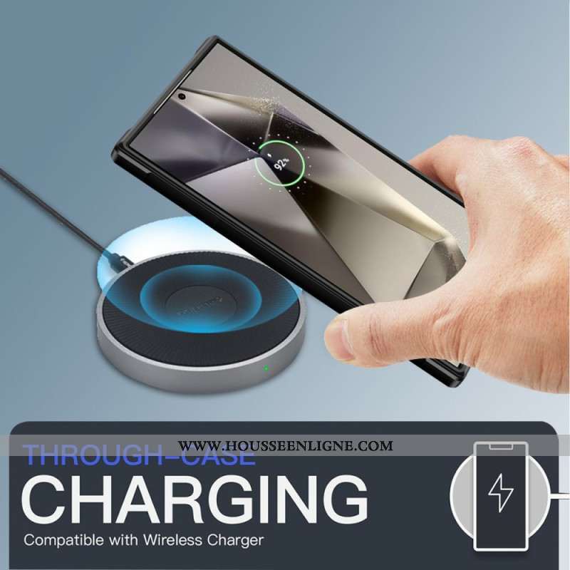 Coque Samsung Galaxy S25 Ultra 5G Compatible MagSafe avec Support Intégré