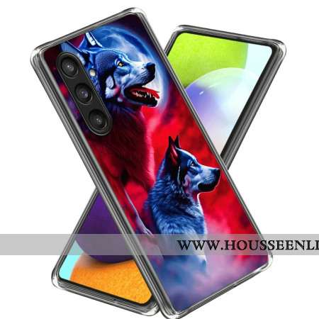 Coque Samsung Galaxy S25 Ultra 5G Couple de Loups