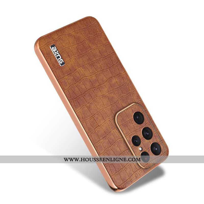 Coque Samsung Galaxy S25 Ultra 5G Effet Crocodile AZNS