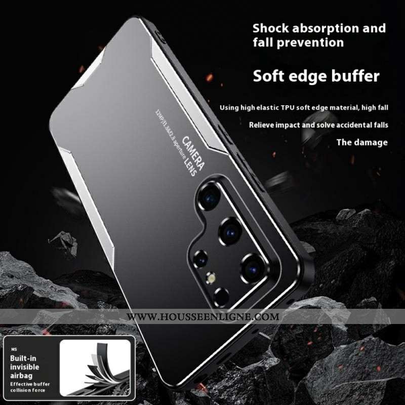 Coque Samsung Galaxy S25 Ultra 5G Effet Métal