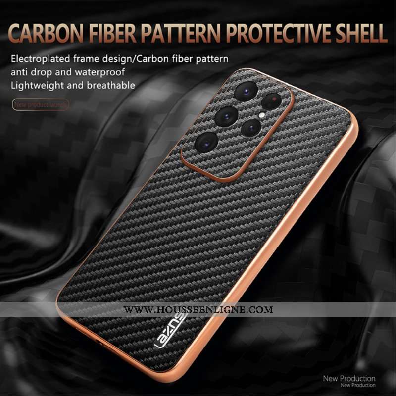 Coque Samsung Galaxy S25 Ultra 5G Fibre Carbone AZNS