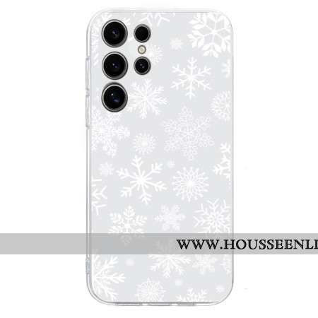 Coque Samsung Galaxy S25 Ultra 5G Flocon de Neige