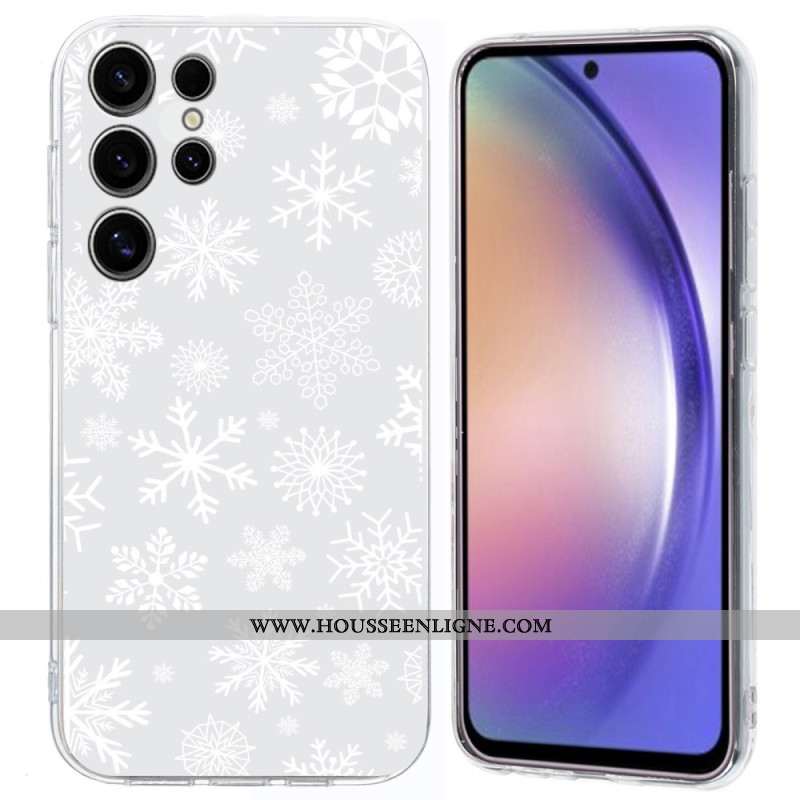 Coque Samsung Galaxy S25 Ultra 5G Flocon de Neige