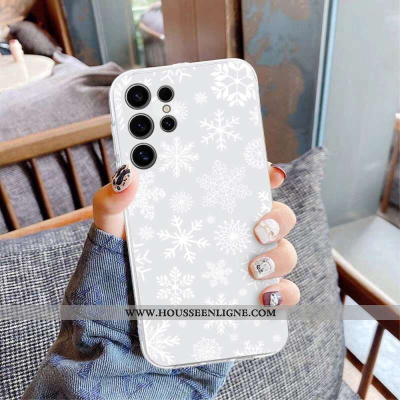 Coque Samsung Galaxy S25 Ultra 5G Flocon de Neige