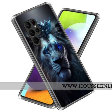 Coque Samsung Galaxy S25 Ultra 5G Lion Bleu
