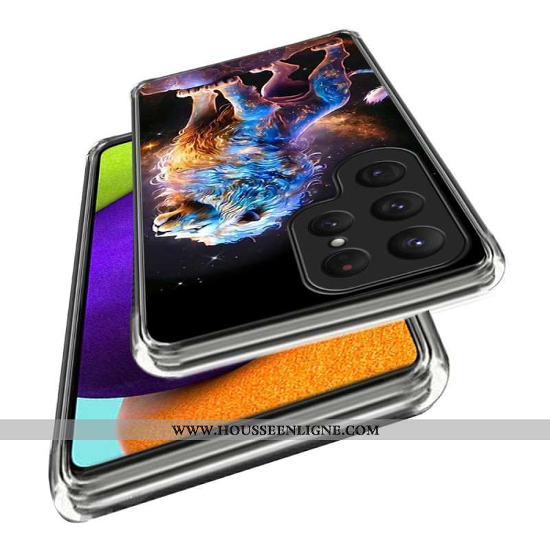 Coque Samsung Galaxy S25 Ultra 5G Lion Coloré