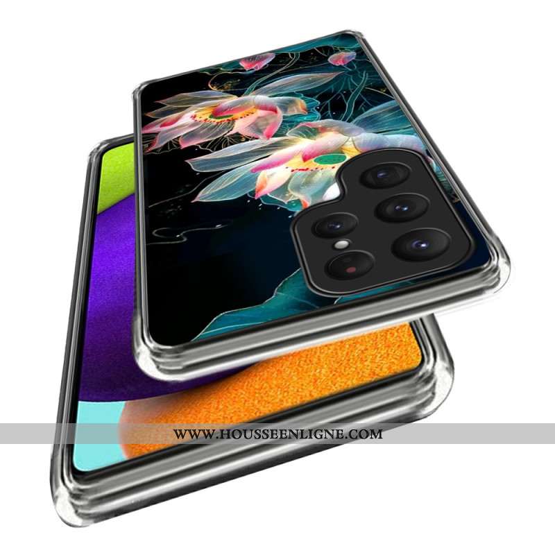 Coque Samsung Galaxy S25 Ultra 5G Lotus Crystal