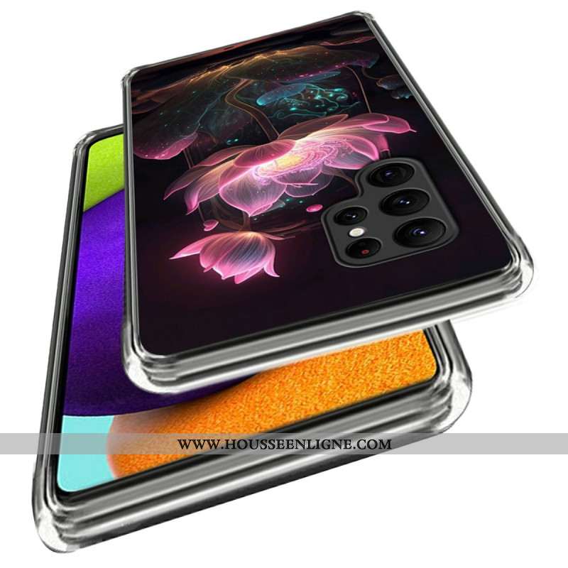 Coque Samsung Galaxy S25 Ultra 5G Lotus Fluorescent