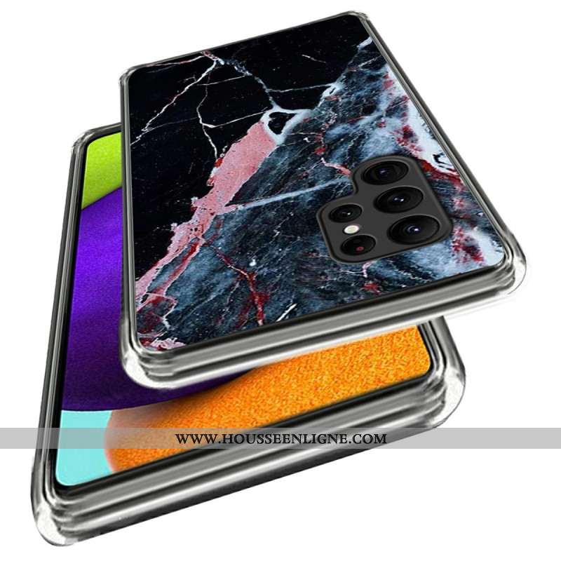 Coque Samsung Galaxy S25 Ultra 5G Marbre Noir