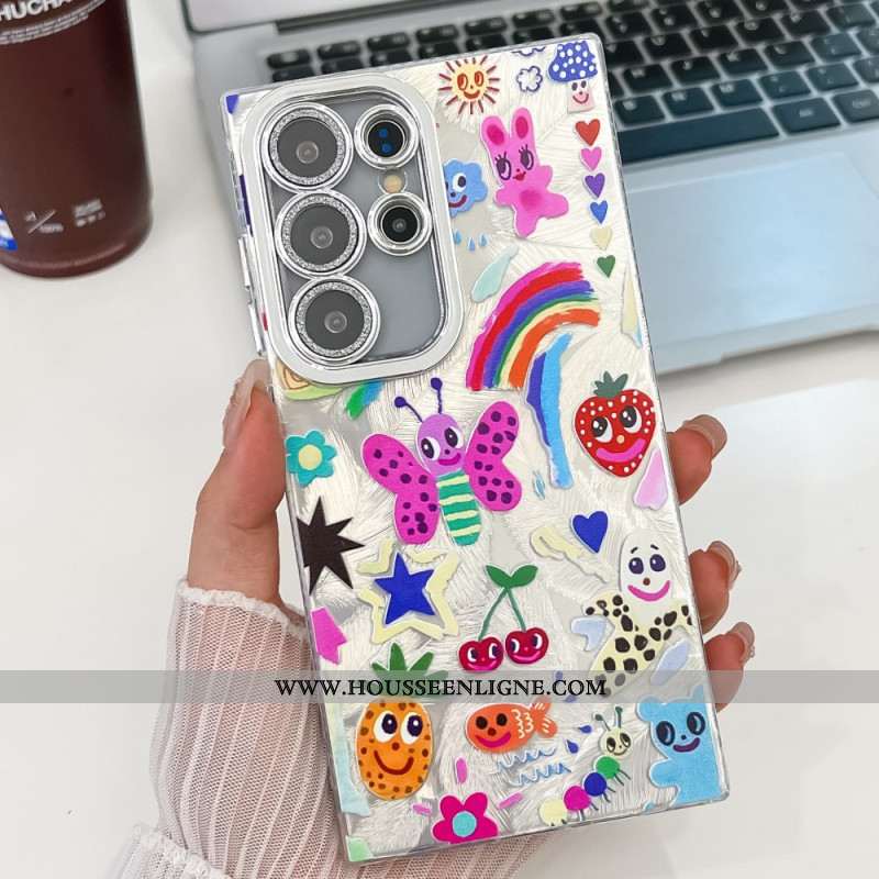 Coque Samsung Galaxy S25 Ultra 5G Papillons Fun