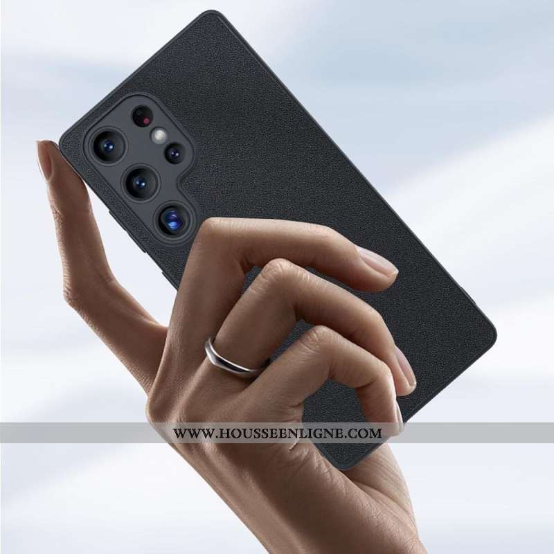 Coque Samsung Galaxy S25 Ultra 5G Plastique er Simili Cuir