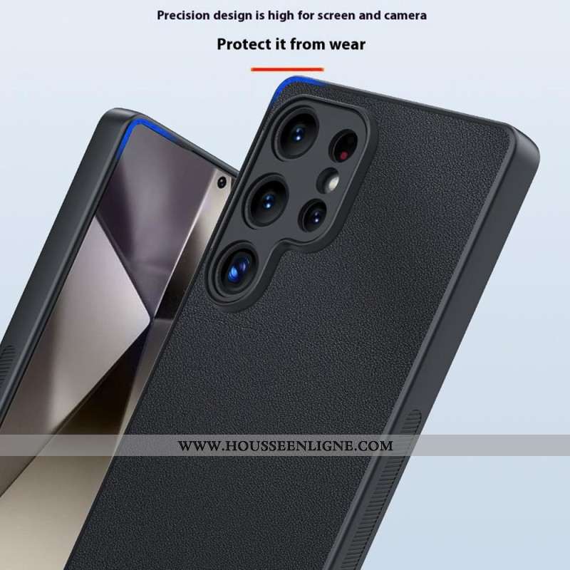Coque Samsung Galaxy S25 Ultra 5G Plastique er Simili Cuir
