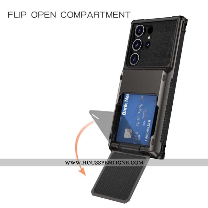 Coque Samsung Galaxy S25 Ultra 5G Porte-Cartes Flip