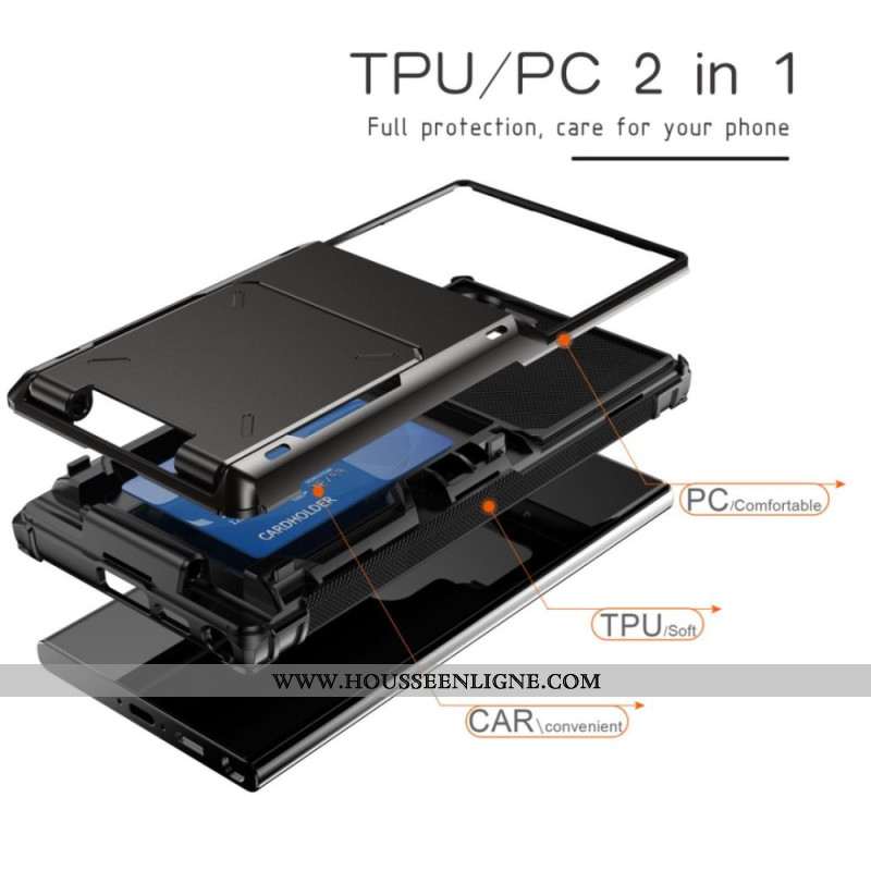 Coque Samsung Galaxy S25 Ultra 5G Porte-Cartes Flip