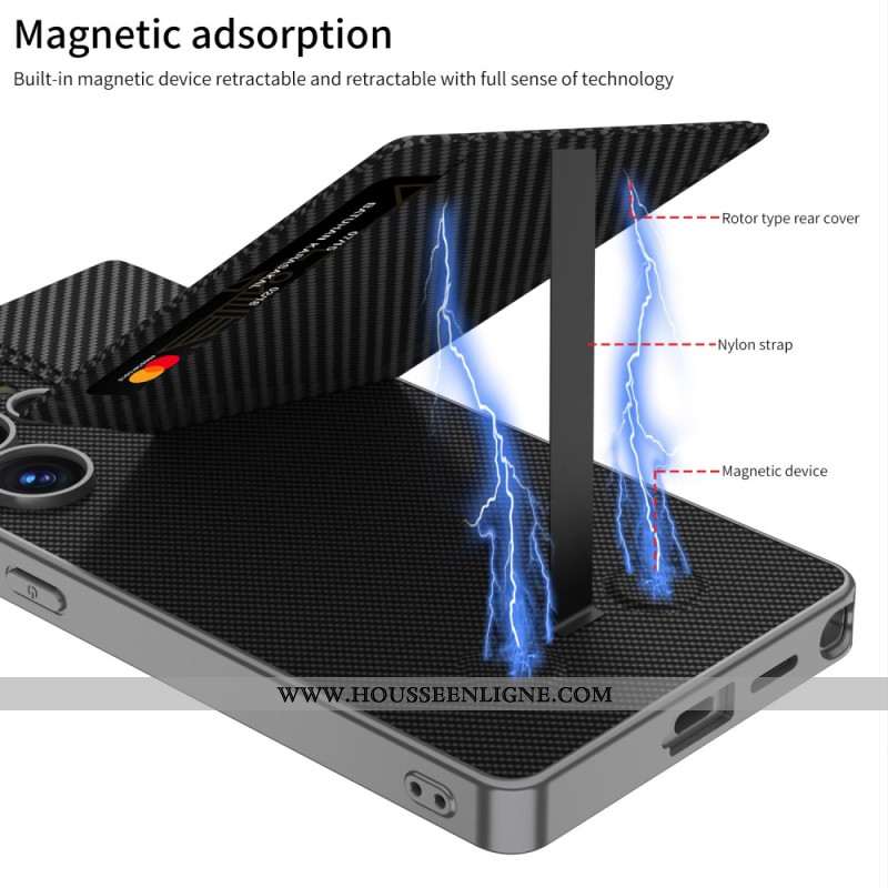 Coque Samsung Galaxy S25 Ultra 5G Porte-Cartes et Béquille GKK