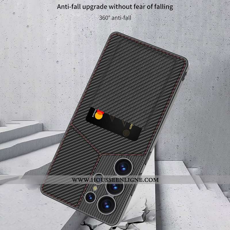 Coque Samsung Galaxy S25 Ultra 5G Porte-Cartes et Béquille GKK