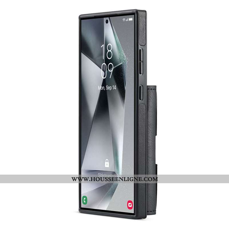 Coque Samsung Galaxy S25 Ultra 5G Portefeuille Magnétique Détachable