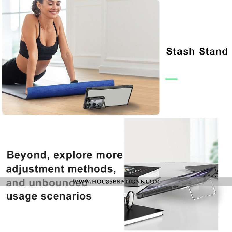 Coque Samsung Galaxy S25 Ultra 5G Protection d'Objectif et Support