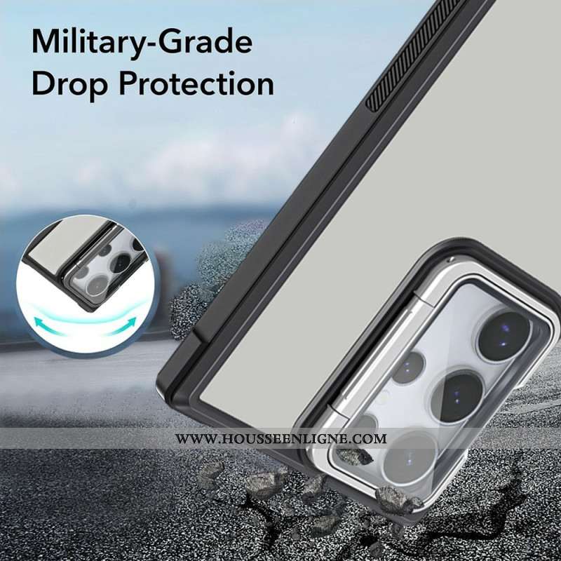 Coque Samsung Galaxy S25 Ultra 5G Protection d'Objectif et Support