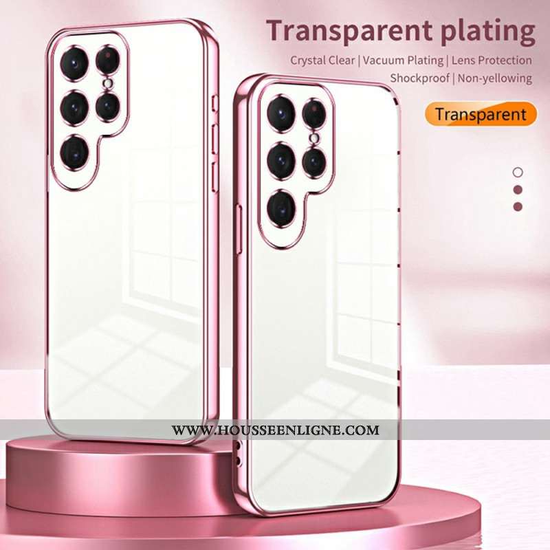 Coque Samsung Galaxy S25 Ultra 5G Rebord Style Métallisé