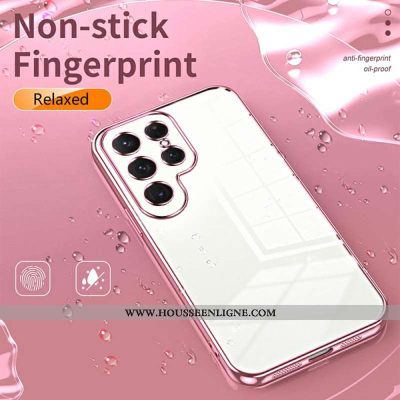 Coque Samsung Galaxy S25 Ultra 5G Rebord Style Métallisé