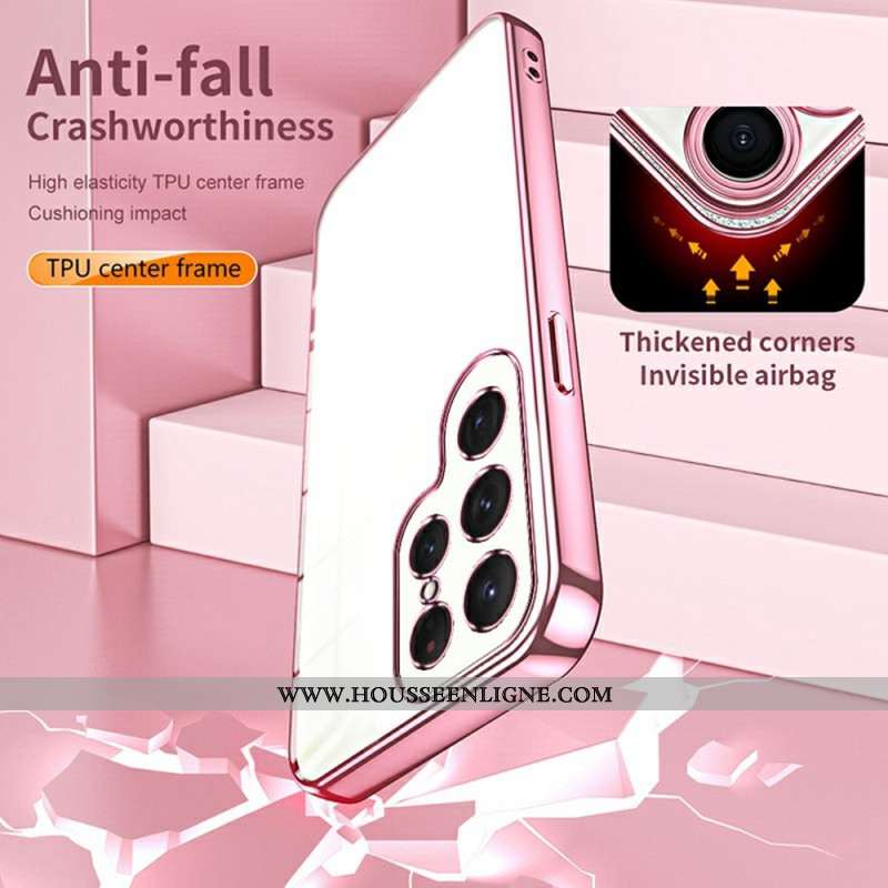 Coque Samsung Galaxy S25 Ultra 5G Rebord Style Métallisé