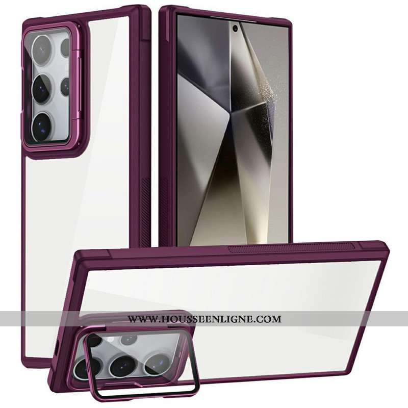 Coque Samsung Galaxy S25 Ultra 5G Robuste avec Support Intégré