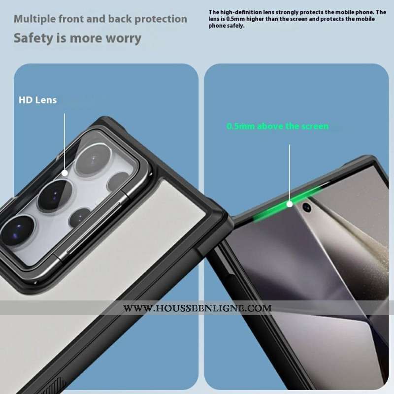 Coque Samsung Galaxy S25 Ultra 5G Robuste avec Support Intégré