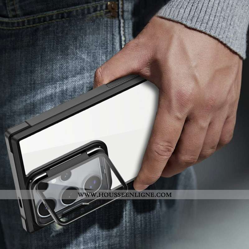 Coque Samsung Galaxy S25 Ultra 5G Robuste avec Support Intégré