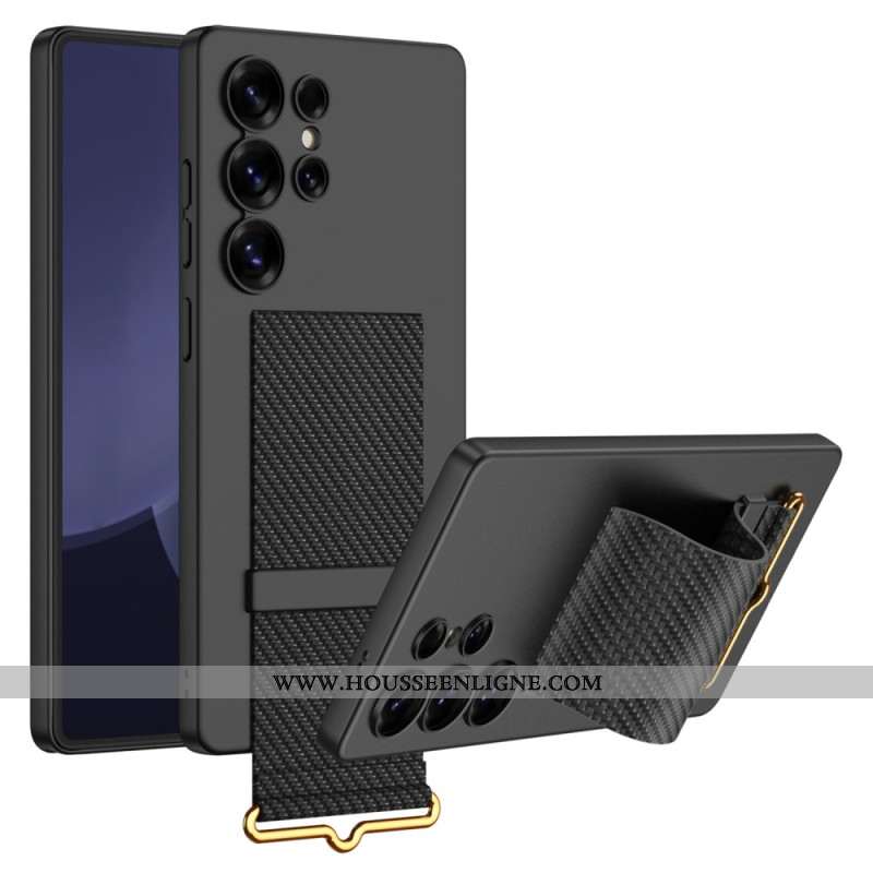 Coque Samsung Galaxy S25 Ultra 5G Sangle et Support GKK
