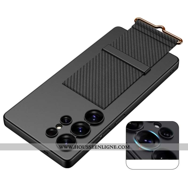 Coque Samsung Galaxy S25 Ultra 5G Sangle et Support GKK