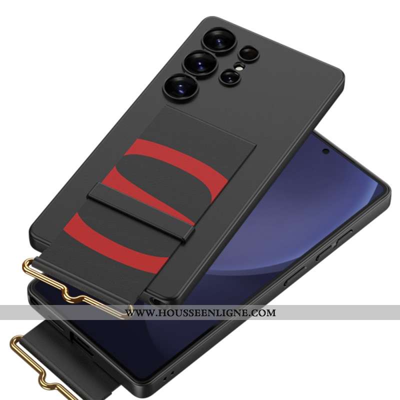 Coque Samsung Galaxy S25 Ultra 5G Sangle et Support GKK