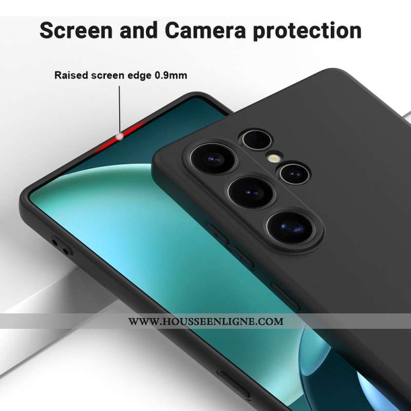 Coque Samsung Galaxy S25 Ultra 5G Silicone Liquide à Lanière