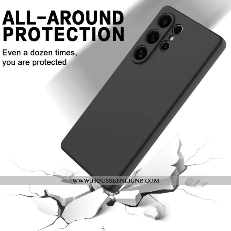 Coque Samsung Galaxy S25 Ultra 5G Silicone Liquide à Lanière