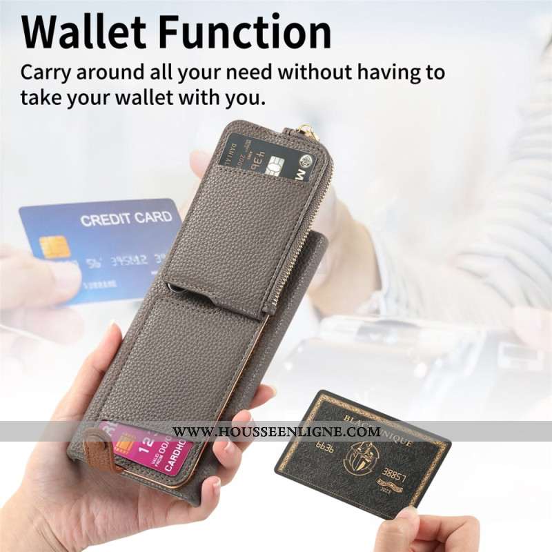 Coque Samsung Galaxy S25 Ultra 5G Simili Cuir Portefeuille