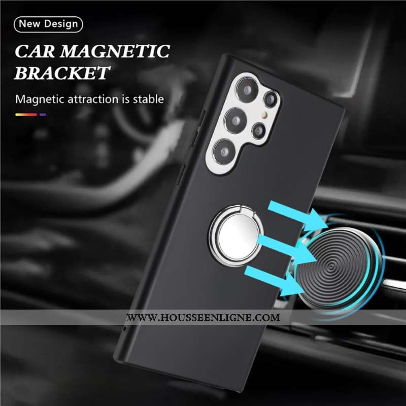 Coque Samsung Galaxy S25 Ultra 5G Support Anneau et Socle