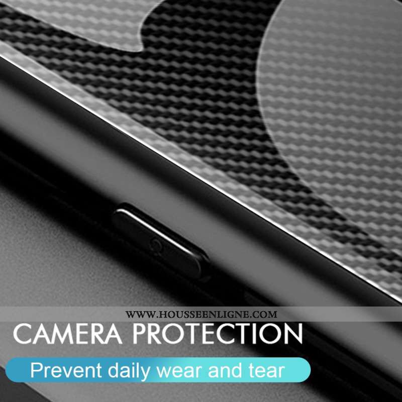 Coque Samsung Galaxy S25 Ultra 5G Verre Trempé Fibre Carbone