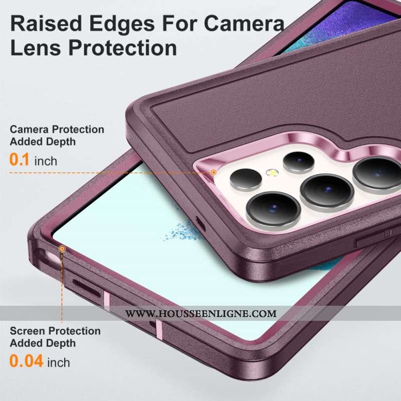 Coque Samsung Galaxy S25 Ultra Protection 3-en-1 avec Support