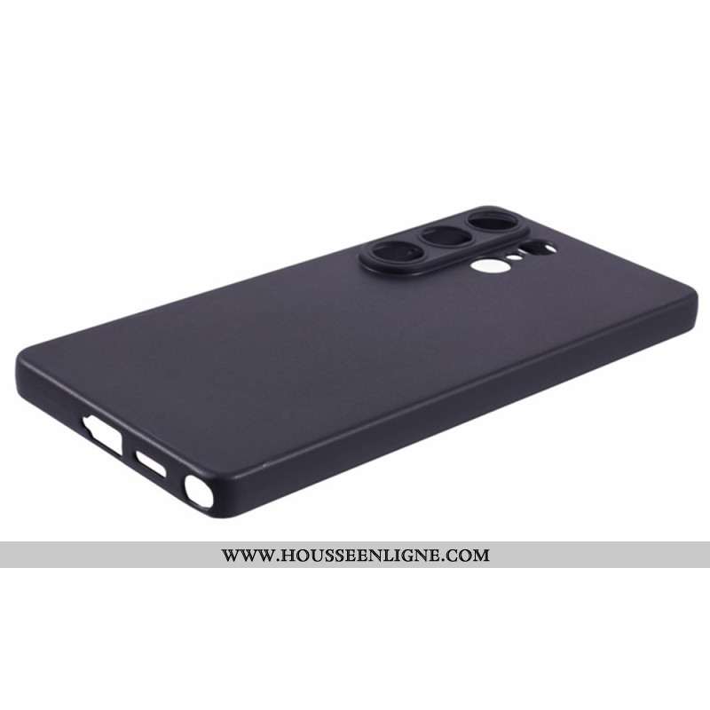 Coque Samsung Galaxy S25 Ultra Silicone Mat avec Protection Écran en Verre Trempé