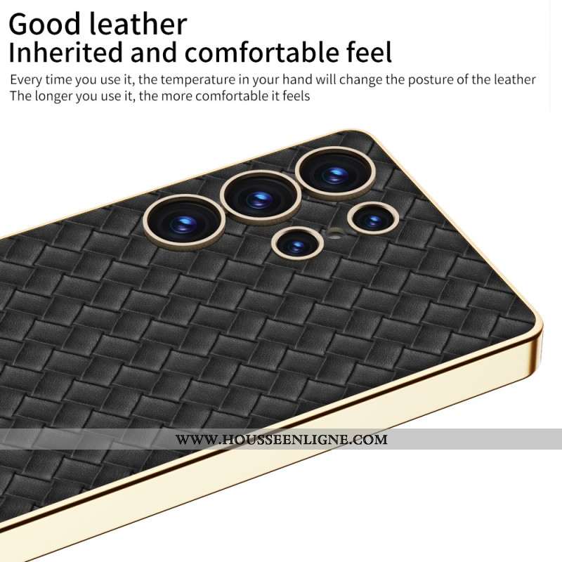 Coque Samsung Galaxy S25 Ultra Texture Tissée