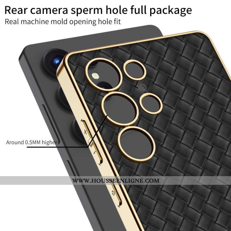 Coque Samsung Galaxy S25 Ultra Texture Tissée