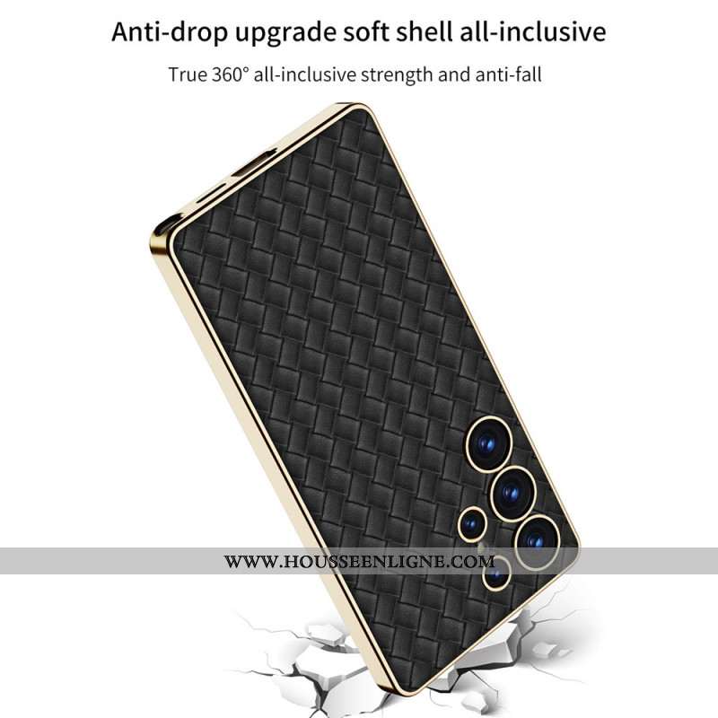 Coque Samsung Galaxy S25 Ultra Texture Tissée
