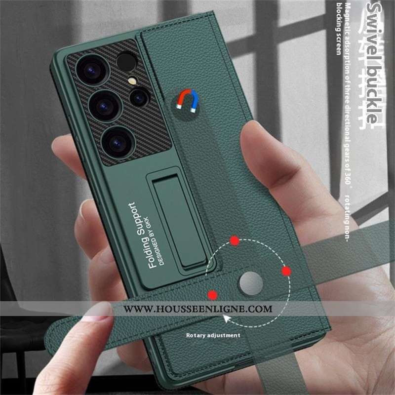 Coque Samsung Galaxy S25 Ultra avec Porte-Cartes et Support GKK