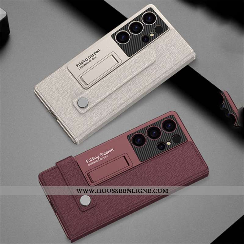 Coque Samsung Galaxy S25 Ultra avec Porte-Cartes et Support GKK