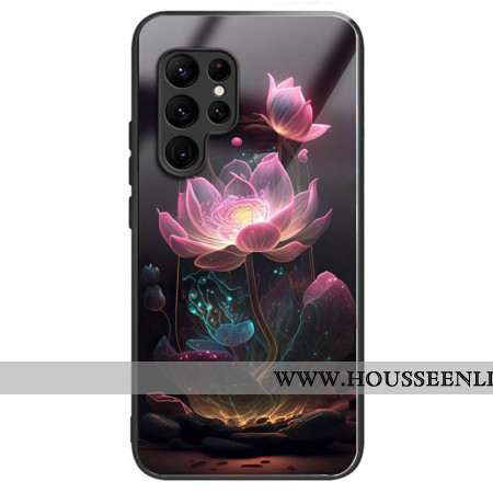 Coque Samsung Galaxy S25 Ultra5G Verre Trempé Lotus