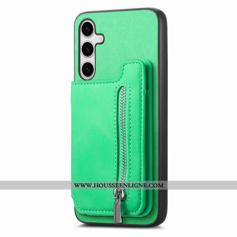 Coque Samsung Galaxy S25 avec Porte-Cartes Magnétique Détachable