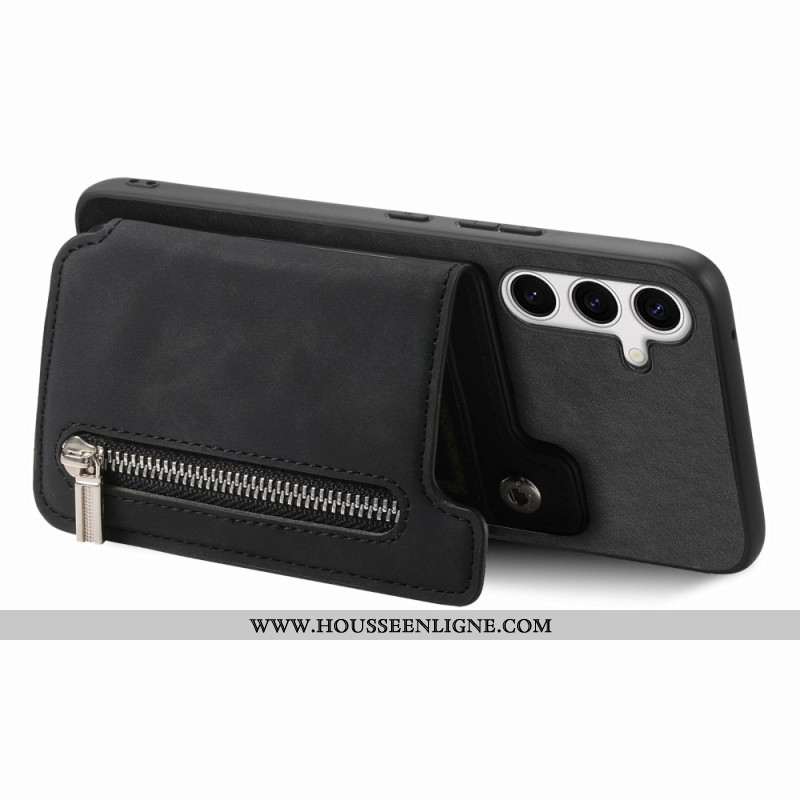 Coque Samsung Galaxy S25 avec Porte-Cartes Magnétique Détachable